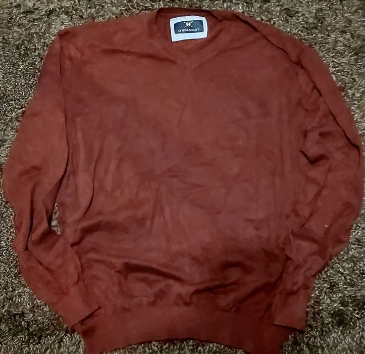 Sweter Strokeman's bordo 2xl 55cmx72.5cm