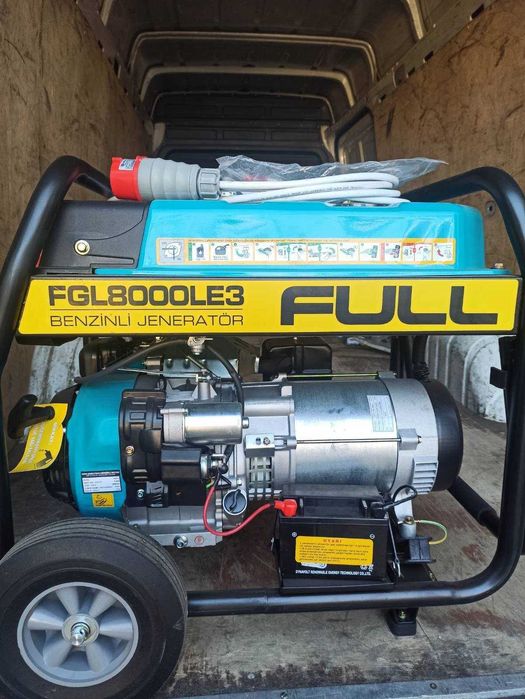 Генератор Бензиновий  Full FGL8000LE3 6.0 (6,5кВт) трифазний офіційна гарантія та сервіс
