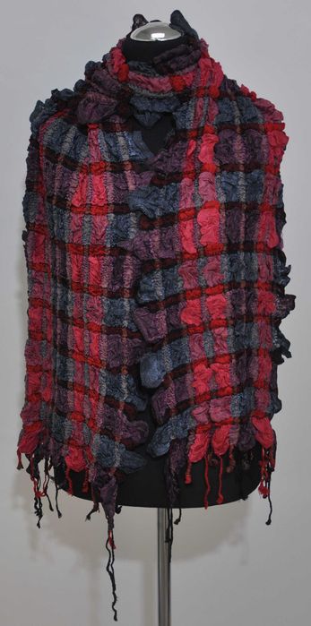 Szal Szalik Marszczony Elastyczny Gruby Ciepły 200x40cm z Indii Unisex