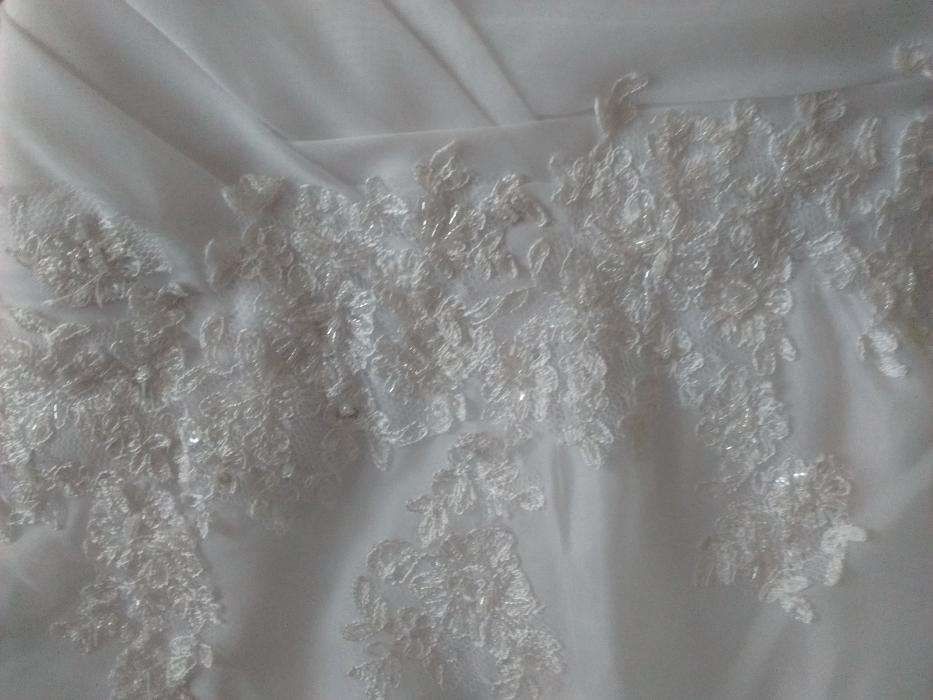 Piękna Suknia Ślubna 36 - Biała