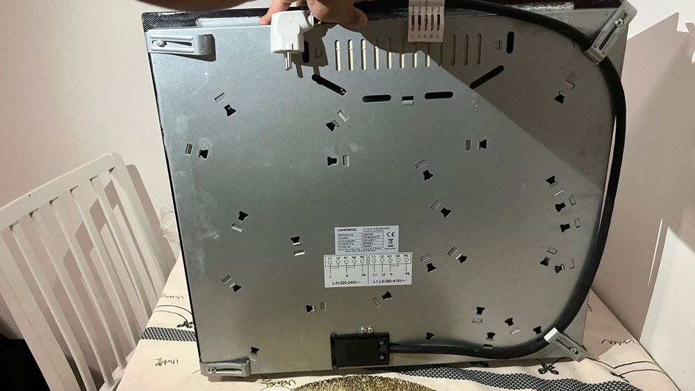 Placa de fogão elétrico em vitrocerámica