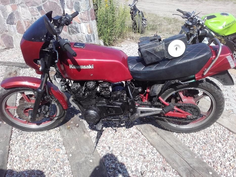 kawasaki kz550 kz 550 silnik lagi rama wahacz felga tarcze części