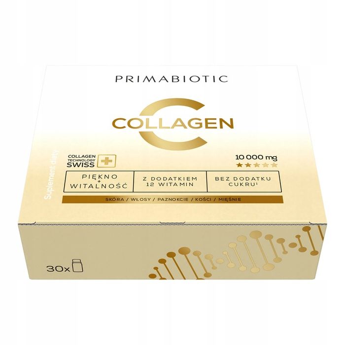 kolagen do picia primabiotic collagen wołowy 10000mg 30ml x 30szt