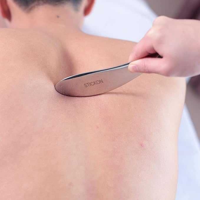 Zestaw do Masażu JustSun Gua Sha Skrobak do Tkanek Miękkich Nierdzewna
