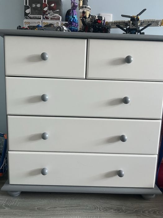 Cama  Montessori + Colchão + Cómoda + Edredon + 3 Capas de Edredon