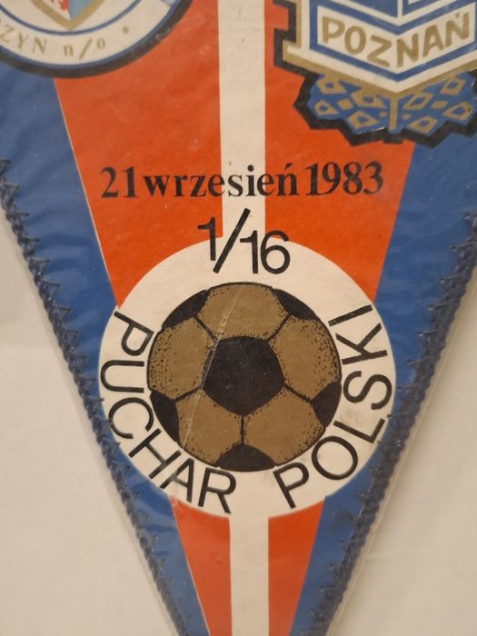 Proporczyk Lech Poznań 1/16 PP 21.09.1983