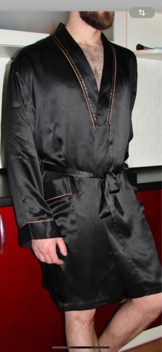 Mark&Andre - чоловіча піжама та халат, шовк