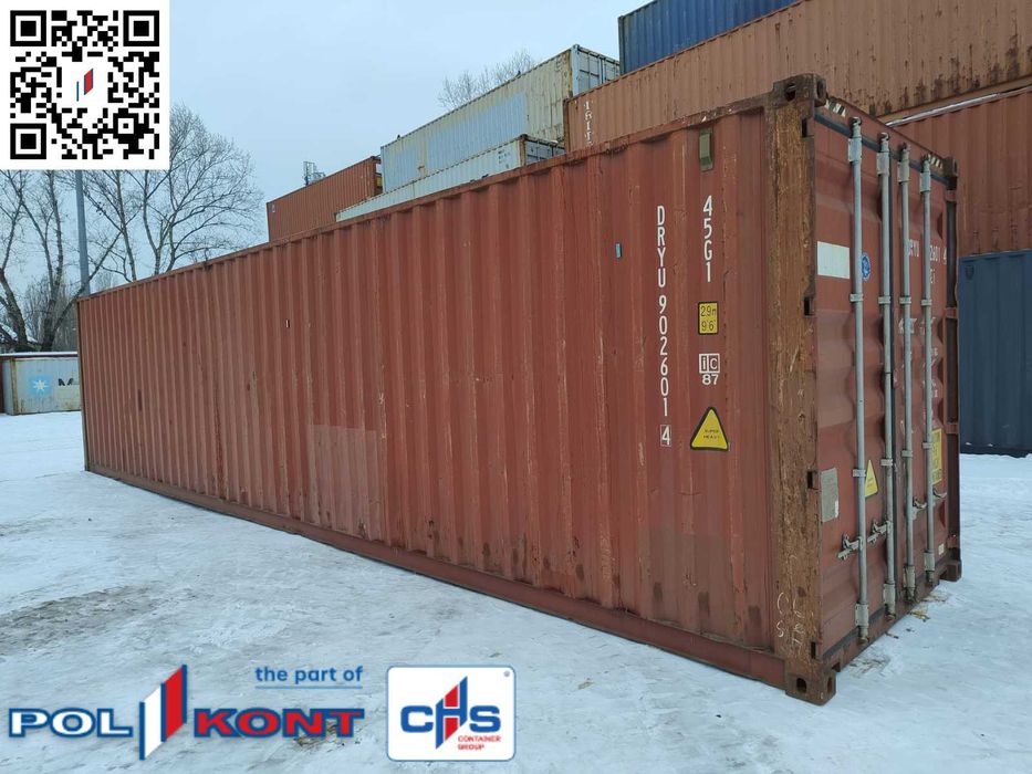 Sprzedam Kontener Morski Magazynowy Używany - 40HC - 12m - VY