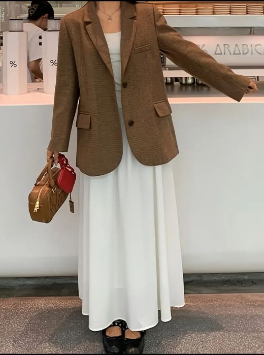 Жіночий прямий  піджак р. S-М