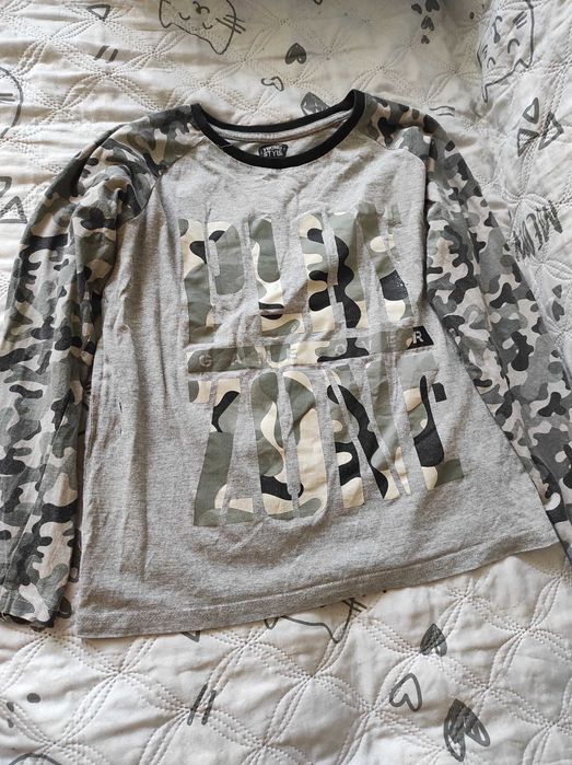 Bluzka chłopięca moro 140/146