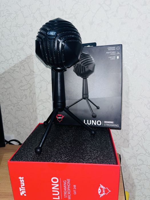 Комплект:Мікрофон геймерський TRUST GXT 248 Luno USB+POP фільтр