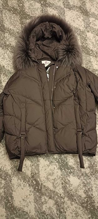 Пуховик жіночий MeTioTik 48-50 з хутром MeTioTik