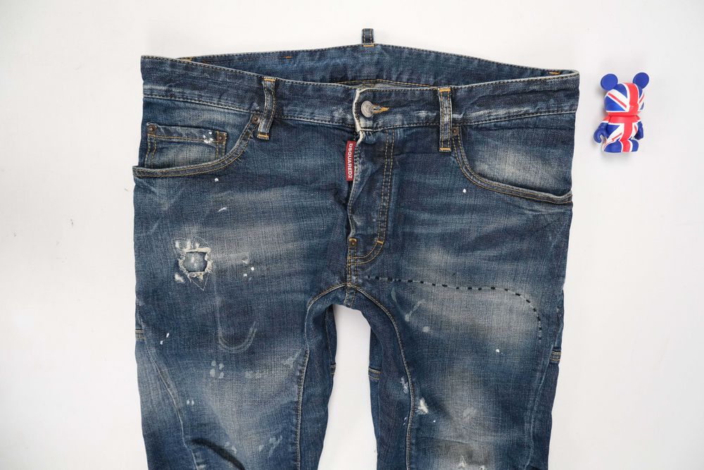 Dsquared2 tidy biker jean męskie jeansy  r 48