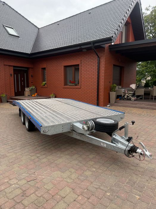Wynajem przyczepa laweta 4,5mx2,1m