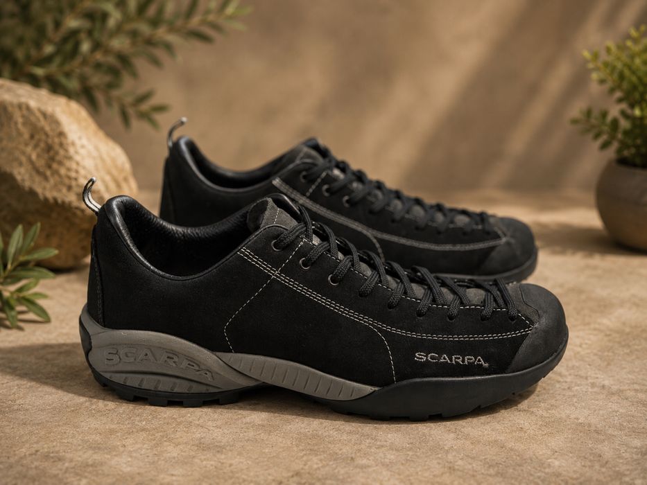 Scarpa Mojito Black | Оригінал | Замшеві трекінгові кросівки | Vibram