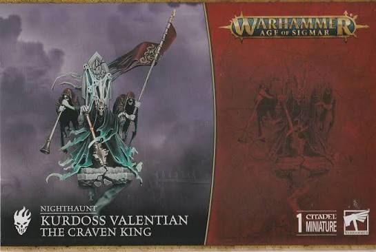 KURDOSS VALENTIAN the Craven King Nighthaunt Warhammer Aos Boks Nowy