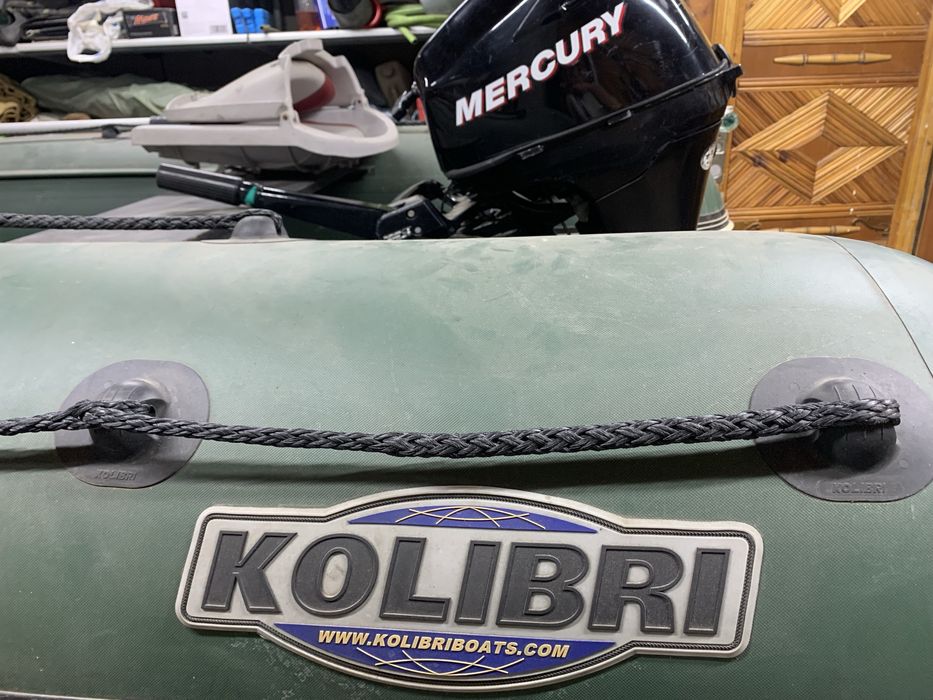 Чевен лодка Kolibri 400 Мотор,двигун Mercyry 9.9