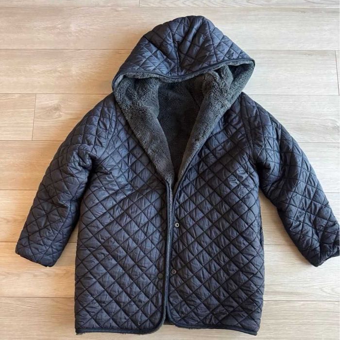 Zara  Двостороннє пальто куртка шуба 11-12 років