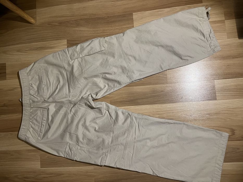 SPODNIE CARGO Relaxed Fit Beżowe