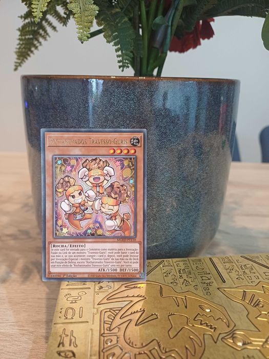 Carta Yu-Gi-Oh - Rochanimados Travesso-Guris - 1ª Edição