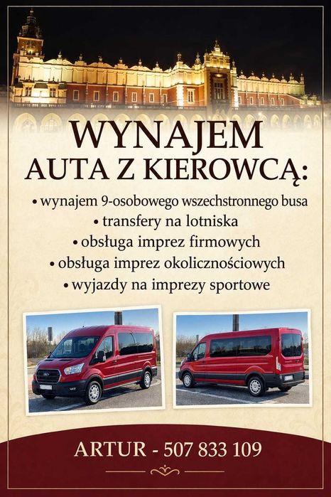 WESELNA LOGISTYKA Rozwożenie gości weselnych, Przewóz osób i transport rzeczy, Transfery na i z lotniska, TAXI