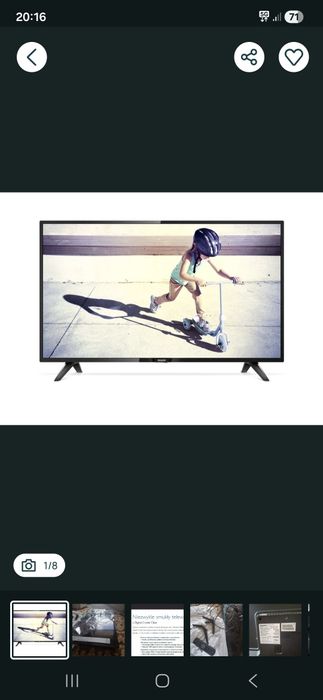 LED Philips 39 cali  39PHS4112/12 telewizor crystsl