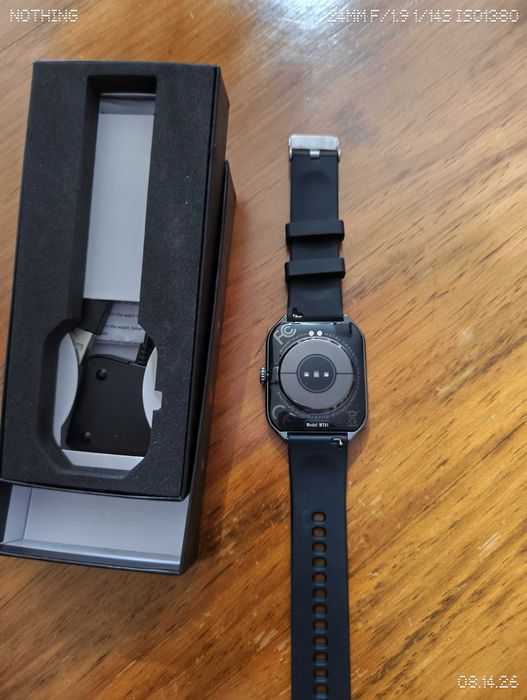 Smartwatch MT 61 Preto AMOLED Ultrafino