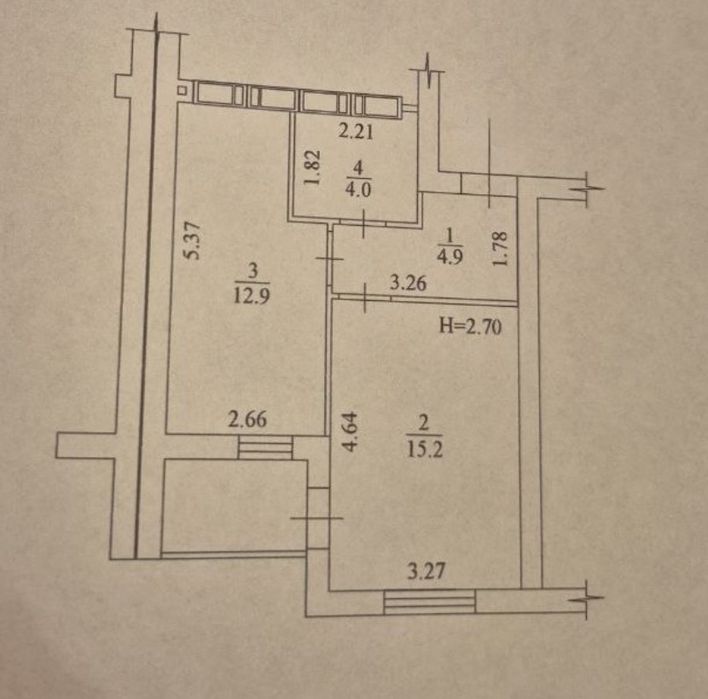 Продаж квартири жк гідропарк 40м2