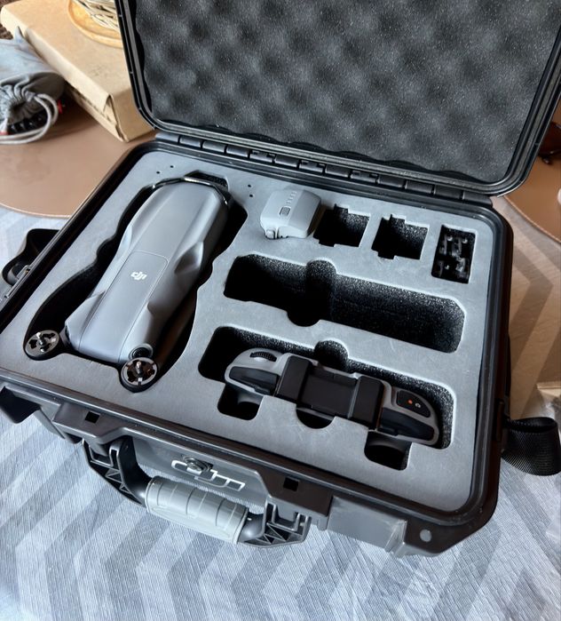 DJI Air 3S + Extras (Mala Rígida + Suporte iPad) – Como Novo!