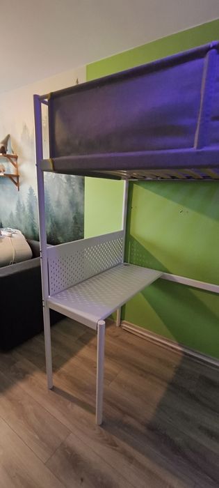 Łóżko piętrowe Ikea Vitval z materacem