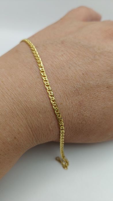 Złota Bransoletka Mona Lisa 18cm Pr.585 Nowa Zapraszamy