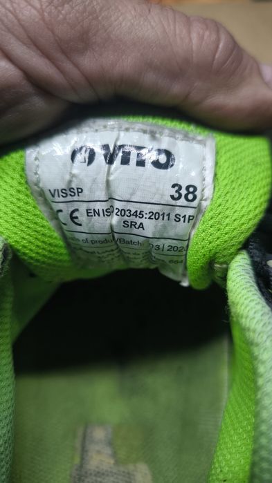 Sapatilhas de segurança de Sra