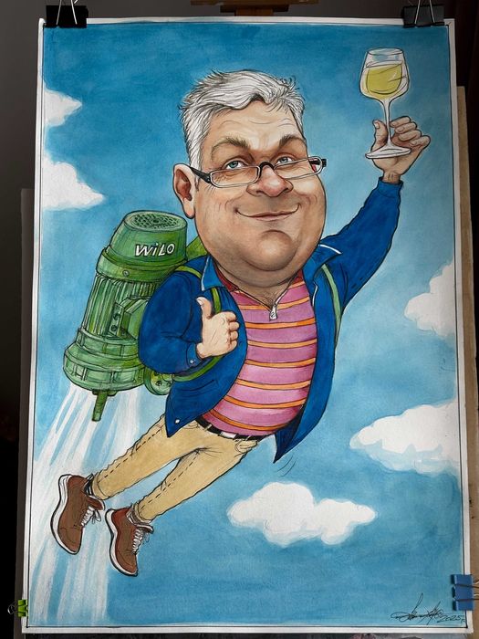 Шарж по фото! Портрет у подарунок! Шарж на свято!