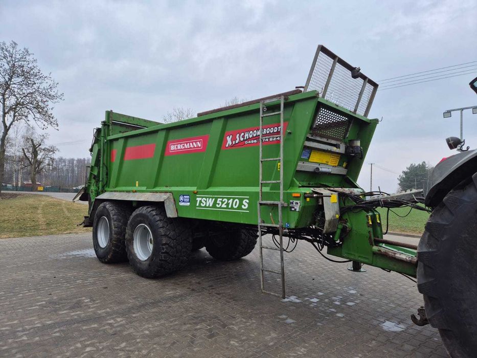 Rozrzutnik obornika bergmann TSW 5210 S do obornika,wapna,pomiotu