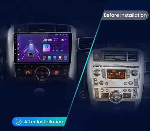 Rádio Android Junsun Toyota Verso 2009 a 2018 9 Polegadas CarPlay GPS 2/32GB NOVO