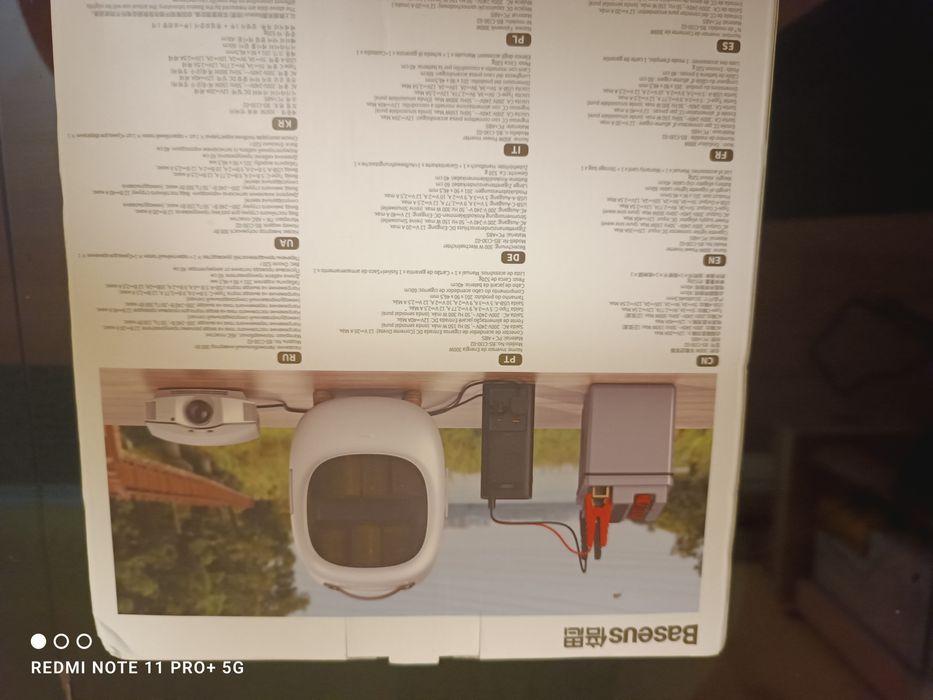 Инвертор Baseus 12V-220V 300W Чистый синусоид  Новый