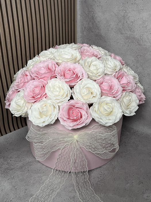 Мильний букет, мильні троянди, мыльные розы, мыльный букет