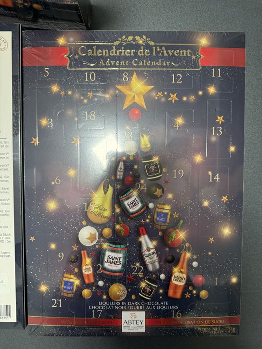 Адвент календар Abtey/ шоколадні пляшечки