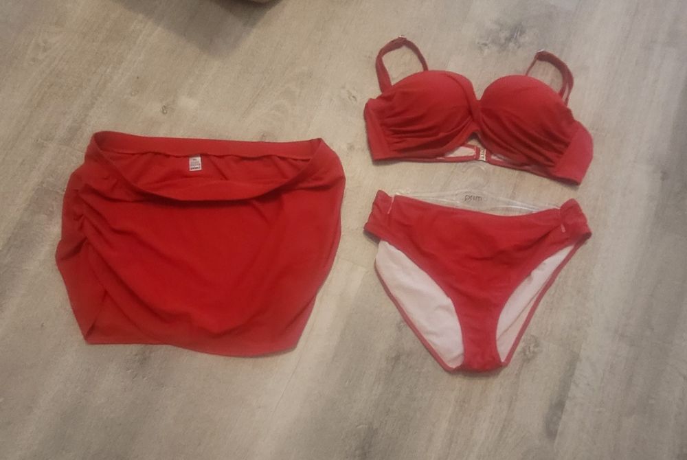 Strój kąpielowy 3częściowy rozm 5xl/50