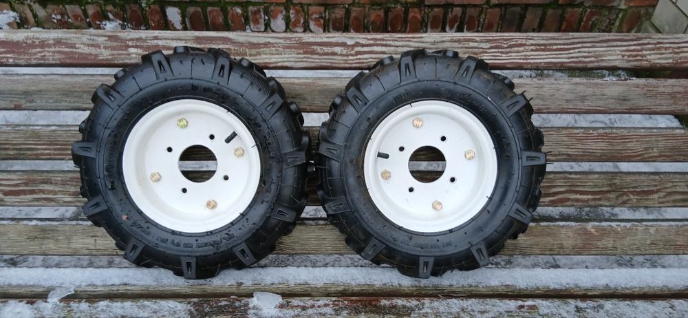 Продам колеса взборі 4×8  скат камера диск до мотоблока