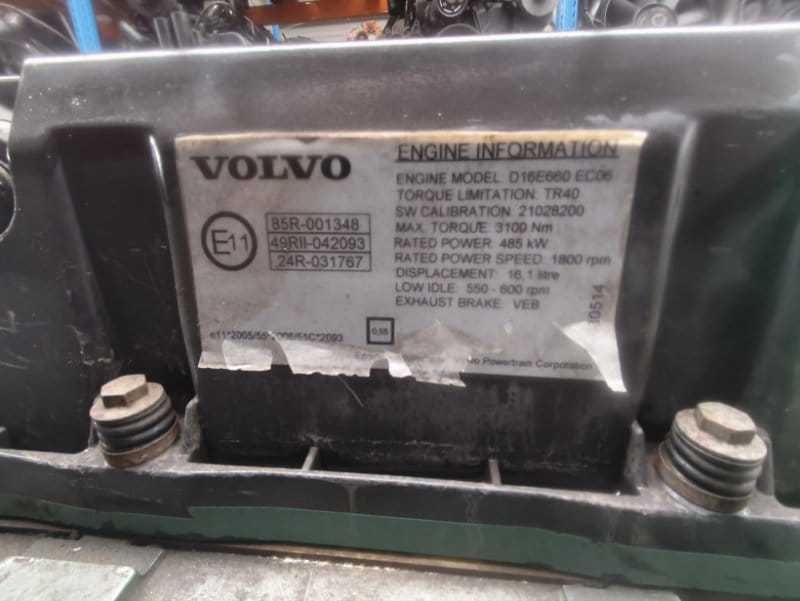 Двигун Volvo D16E660 E5 комплектний готовий до монтажу