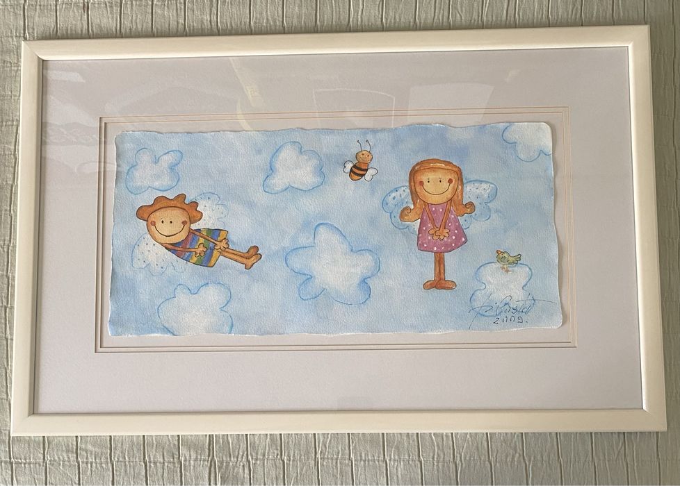 Quadros desenhos infantis