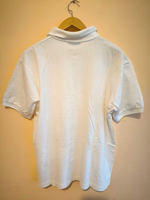 Męska koszulka polo w białym kolorze, dobry materiał