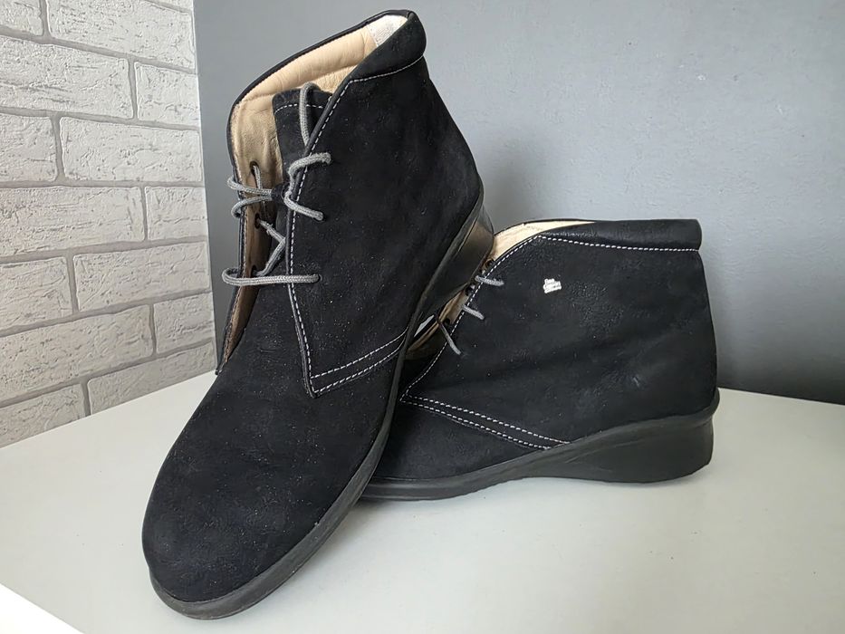 Komfortowe skórzanne botki buty  Fin Comfort r.38,5