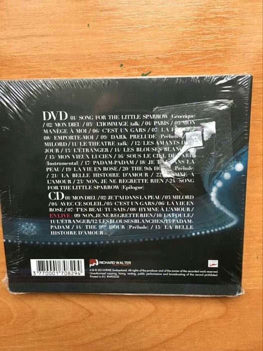 Patricia Kaas CD фірма оригінал Kass-Chante Piaf A L'Olympia DVD+CD