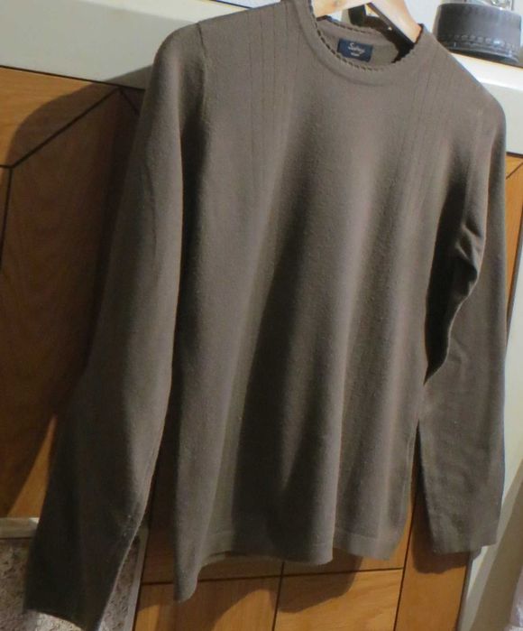 Camisola em angorá, Castanha - Marca: Sidney woman . Tam. S