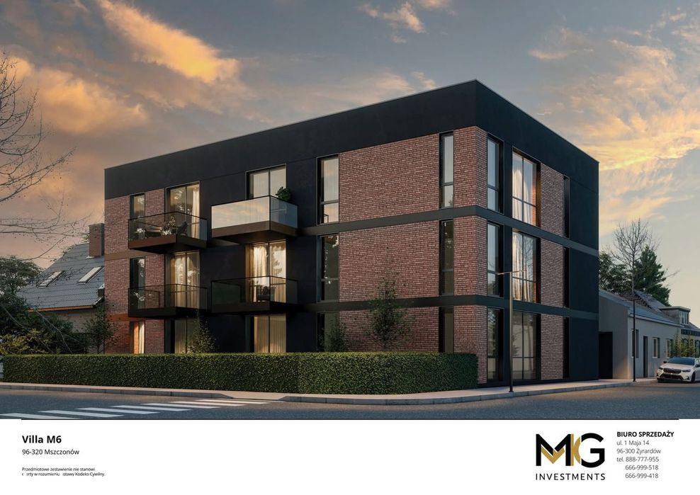 Villa M6 - kameralny bezczynszowy apartamentowiec w sercu miasta!