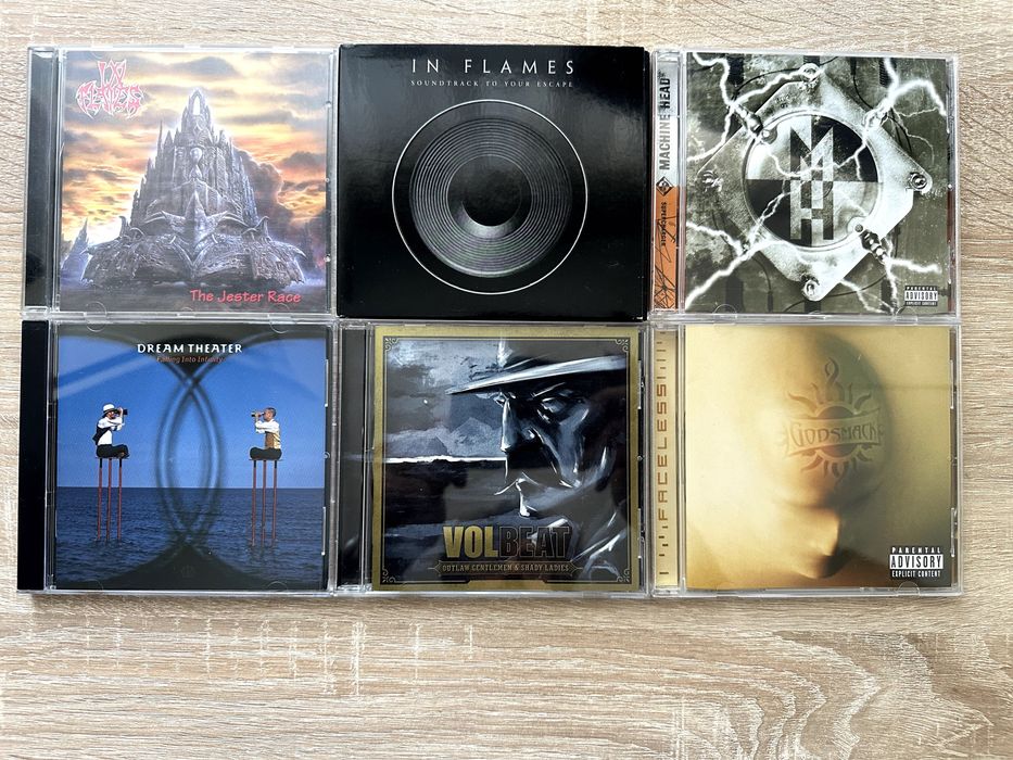 Продам фірмові CD In Flames, Dream Theater, Volbeat, Machine Head, Godsmack