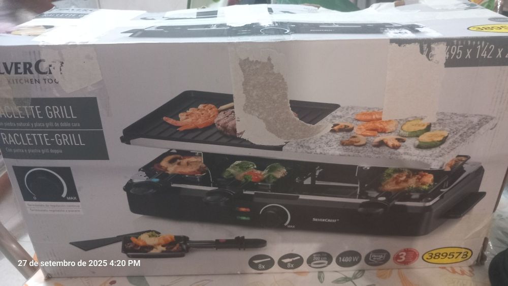 Churrasqueira dupla.