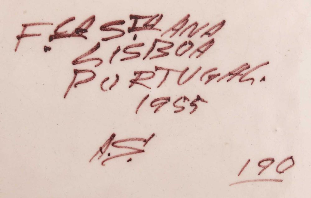 Grande travessa vazada da Fábrica de Sant'Anna anos 50